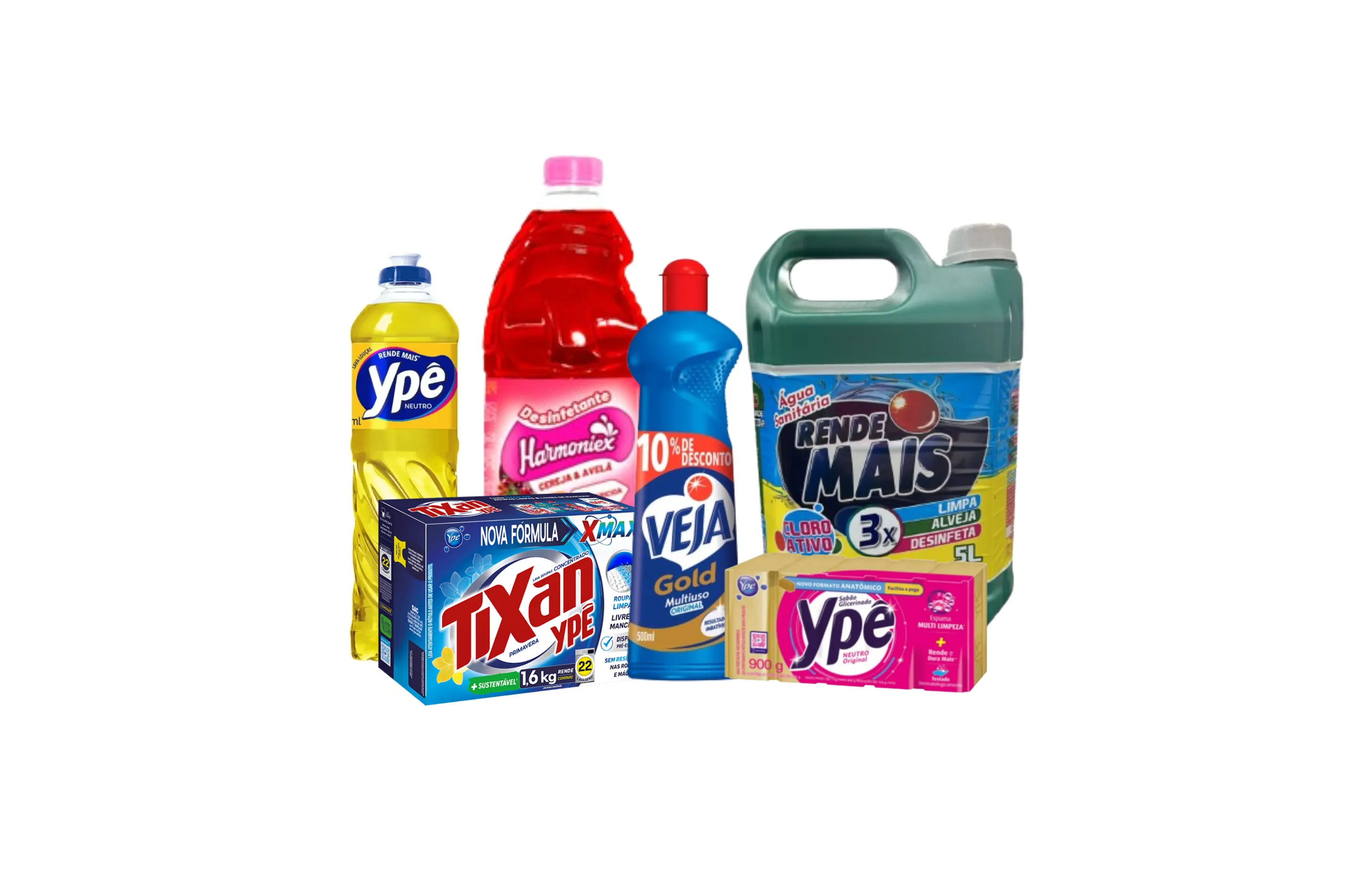 Linha de Produtos Básicos de Limpeza